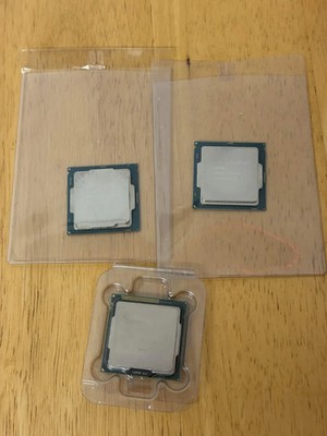 Intel CPU Lot of 3 - i3-9100F i5-2500K Celeron G3900 - Tested Working