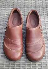 Clarks Bendables Ashland Lane Comfort Shoes Womens Brown Slip-On Loafer 7M