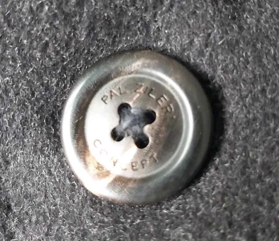 Abrigo de Lana Pal Zileri Concept Hombre Grande Carbón Desmontable Bodywarmer Italia Foto 3 de 4