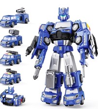 5 in 1 Transform Magnetic Construction Robot ...