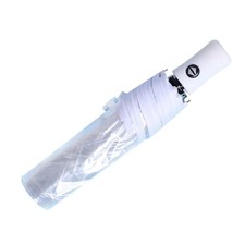 AIXICWXI Auto Open Close Transparent Umbrella - Folding, One Size, White