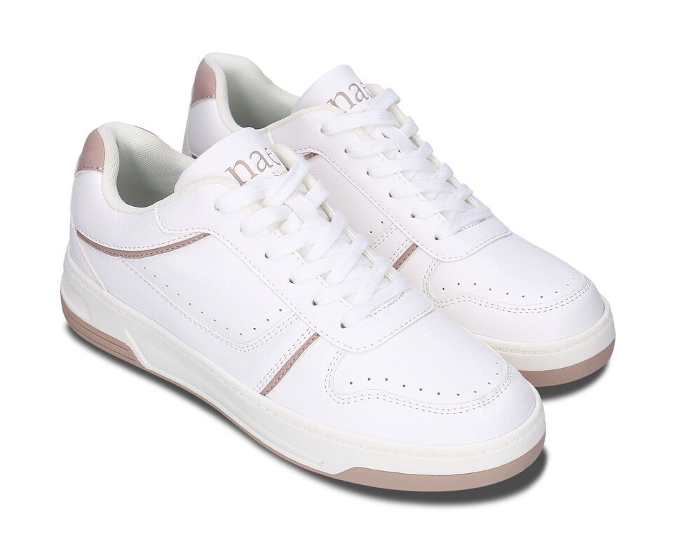 Vegan sneakers low-top lace-up smart minimalist urban trend recycled microfiber