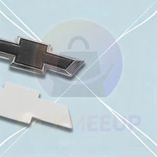 1Pc Bowtie Steering Wheel Sticker Emblem For Che*vro-let Universal Chrome Black