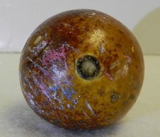  20672m Large 1.22 Inches Vintage German Handmade Bennington Marble