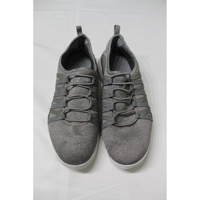 Fila Womens Heather Grey Slip On Bungee Lace Athletic Walking Sneakers Size 7.5