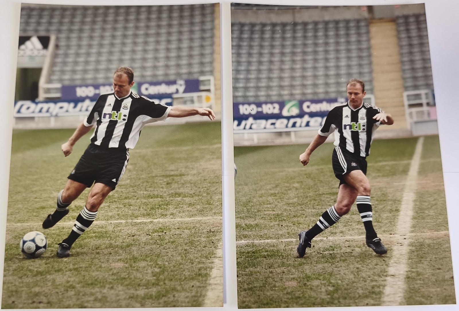 Lot 2 Shooting Sequence Newcastle United Alan Shearer Press Photo
