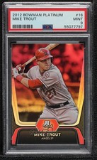 2012 Bowman Platinum Mike Trout #16 PSA 9 MINT q4j