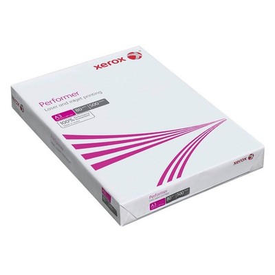 DIN A3 Kopierpapier 2500 Blatt 80g weiß Xerox performer 146 CIE Laser Inkjet