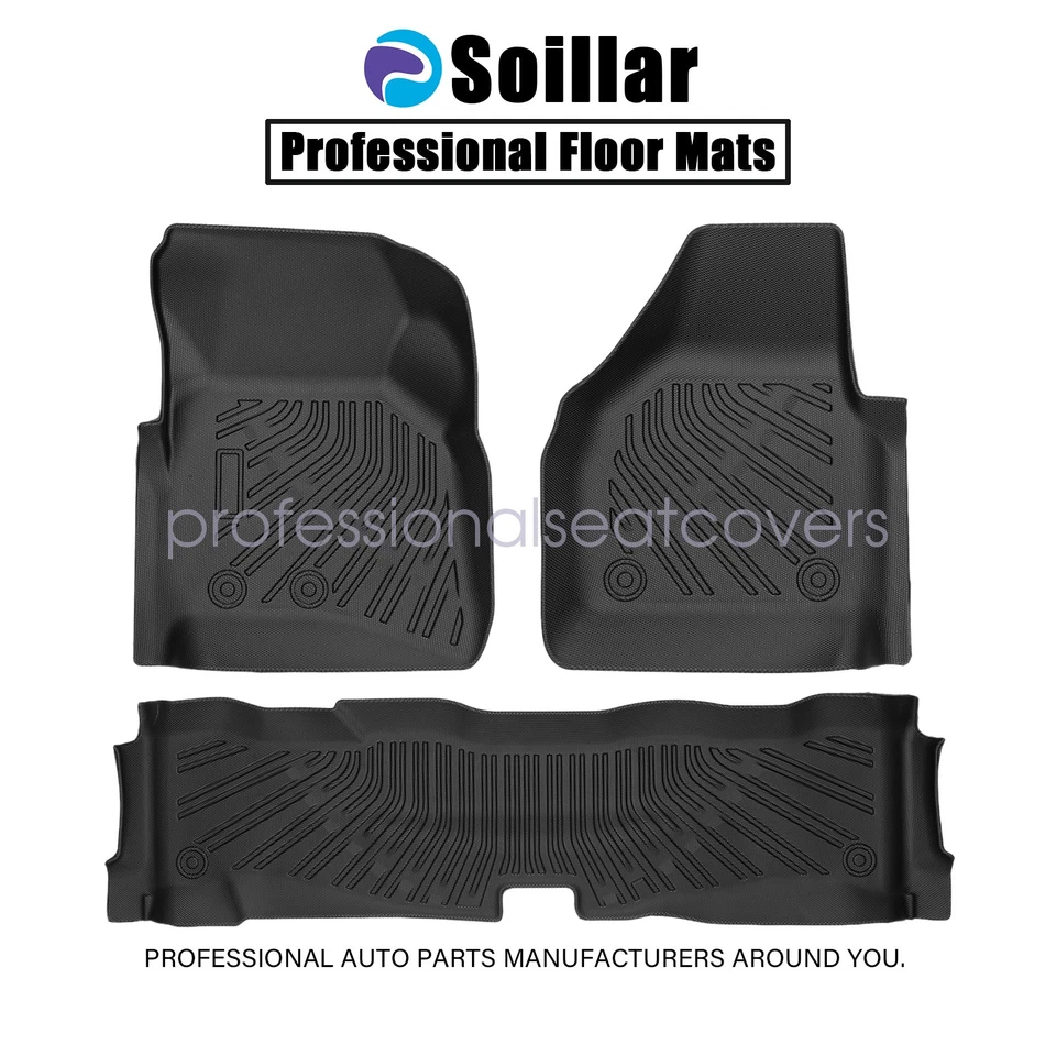 Tapetes forro TPE para Ford F-250 F-350 F-450 Super Duty 2008-2010 doble cabina 3D Foto 2 de 4