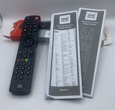 Image of One For All Contour TV Universal Remote Control URC1210 - Black