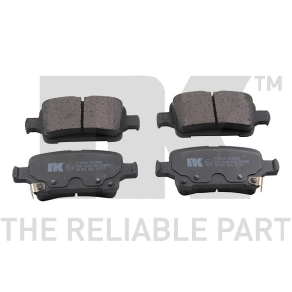 BremsbeläGe BremsklöTze Hinten FüR Opel Astra K B16 1.0 Turbo 1.2 Z18 2.0 Cdti-image