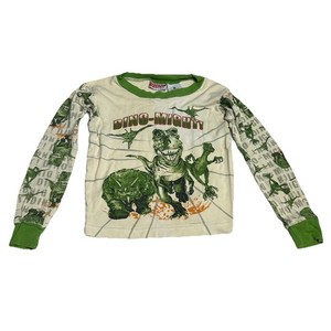 Vintage Boxeroos Dinosaur Shirt Kids Size 8 Cotton Dino-Mighty