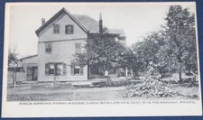 Cold Spring Farm House, Loch Sheldrake, NY Postcard 