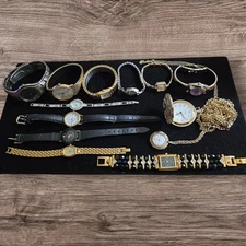 Vtg To Now Elgin Wittenauer Timex Benrus  Amitron Watch Lot For PARTS