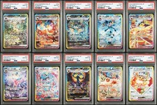 PSA 10 Eeveelution Set 200-224/187 SV8a Terastal Fest ex Pokemon Card Japanese