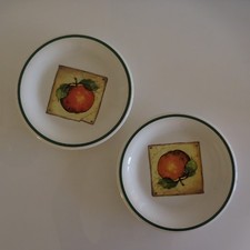 2 Teller Sammlung Steingut La Primula Made IN Italien Signatur PN 1964