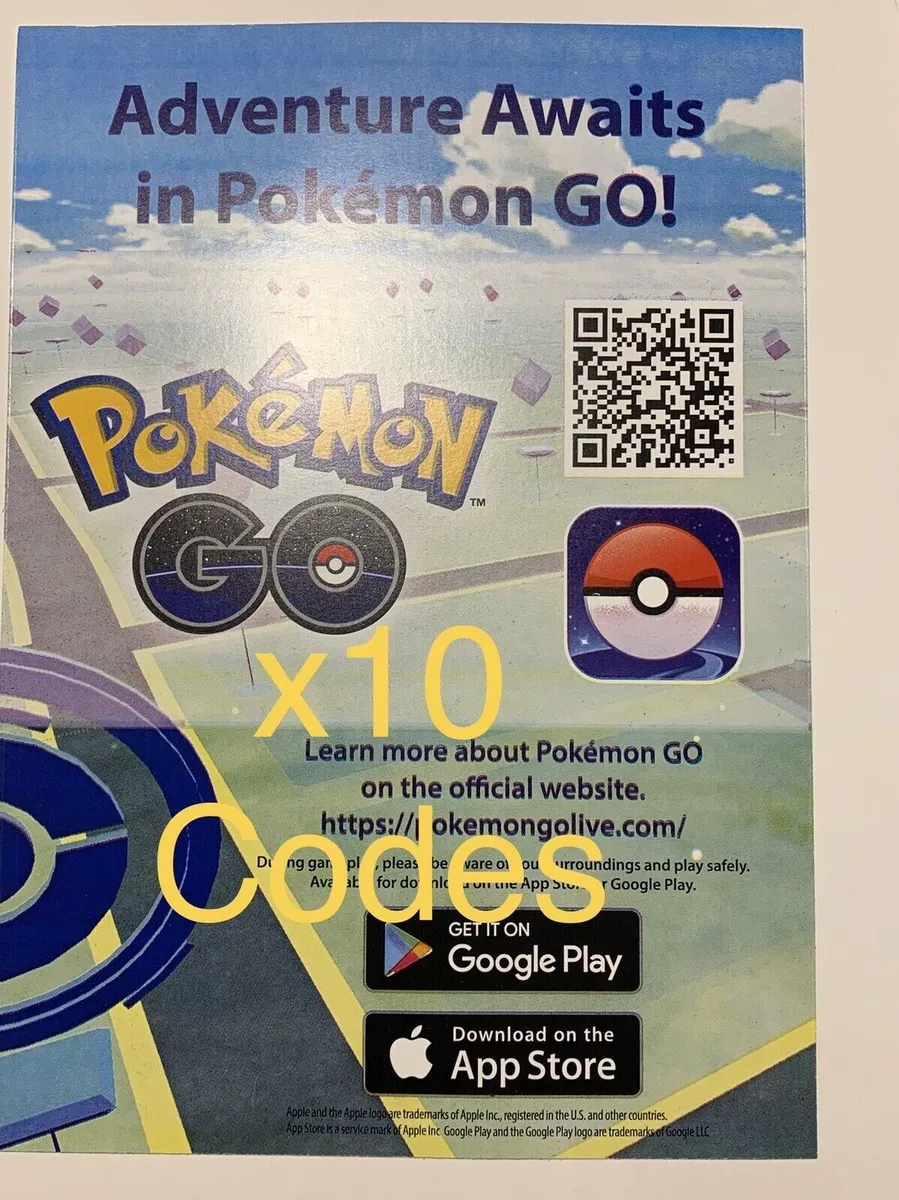 Pokemon GO - TCG Codes