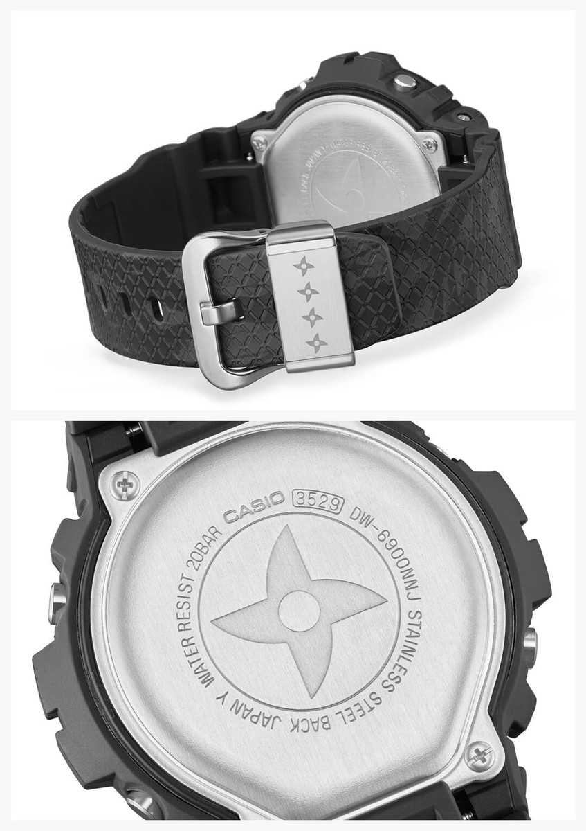 CASIO G-SHOCK DW-6900NNJ-1JR Ninja Men Watch Black Day/Date Alarm