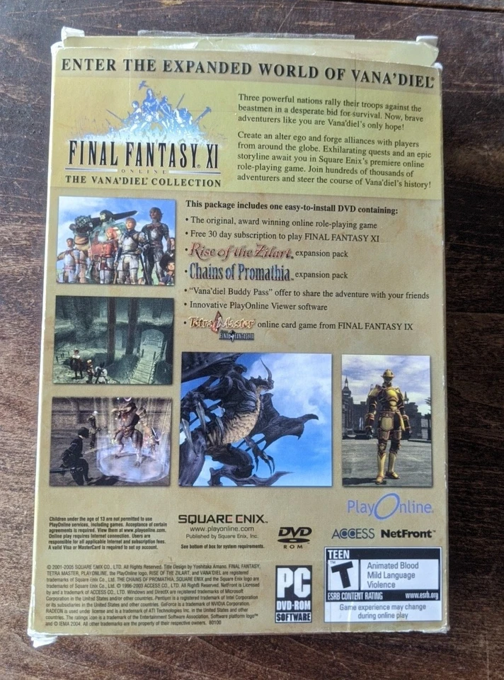 Final Fantasy XI Online: The Vana'diel Collection (PC, 2005) - European Version - Image 4 of 4