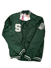 🆕Nike Michigan State Spartans Insulated Coat Sz L. Vintage Retro 🔥FREE SHIP 🚛