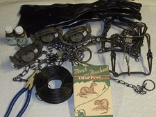 12 piece mink & muskrat Trapping Package kit  New sale animal control 