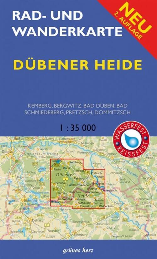 Thumbnail - Rad- Und Wanderkarte Dübener Heide 1: 35.000 | (land-)karte | Deutsch