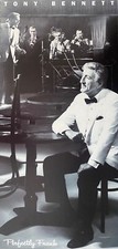 TONY BENNETT PERFECTLY FRANK 1992 ALBUM PROMO POSTER 24" X 12' UNFOLDED MINT