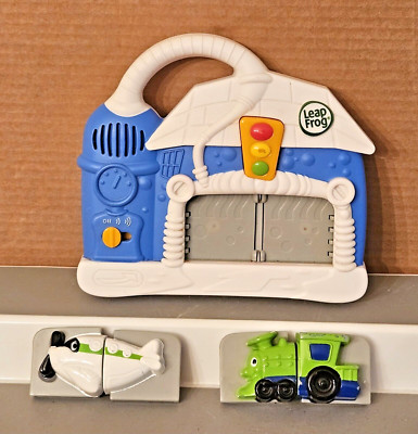 Leap Frog Fridge WASH N GO Magnetic Vehicle Matching Set Includes Plane +Train