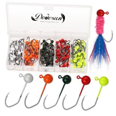 Strike King Mr. Crappie Swim Jig – 1/8oz Krappie Kicker For Freshwater Fishing