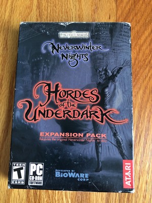 Cd-rom neverwinter nights: hordes of the underdark expansion pack (742725249257)