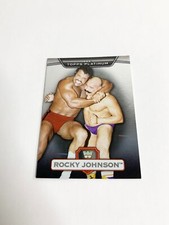 Rocky Johnson 2010 Topps Platinum WWE Base Card # 69