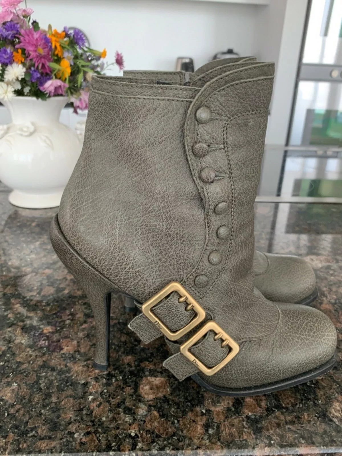 Bottes de style militaire Christian Dior, taille UE 38,5