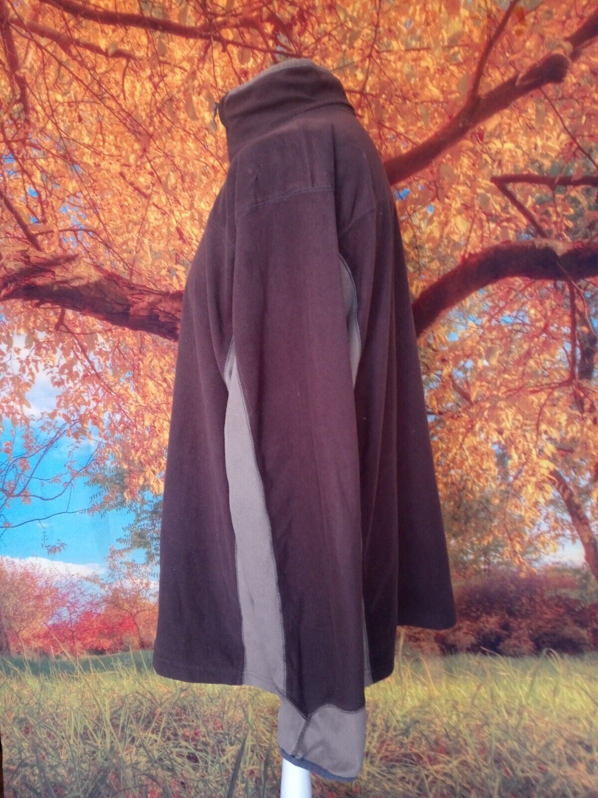 Mountain Warehouse grey polyester half zip Sweats… - image 3