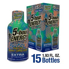 5-hour ENERGY Shot, Extra Strength, Tropical Burst, 15 Count. NEW,USA.
