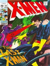 The Uncanny X-Men #59 NEW METAL SIGN: Cyclops & the Sentinels - The Last X-Man