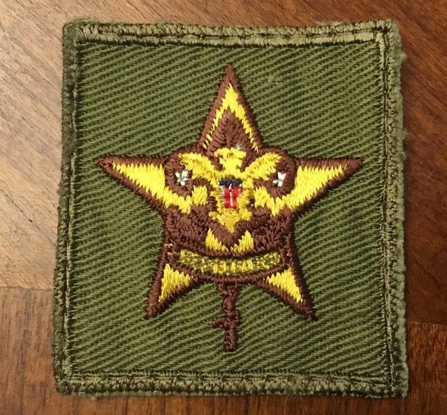 VINTAGE BSA STAR Rank Patch Gauze Back | eBay
