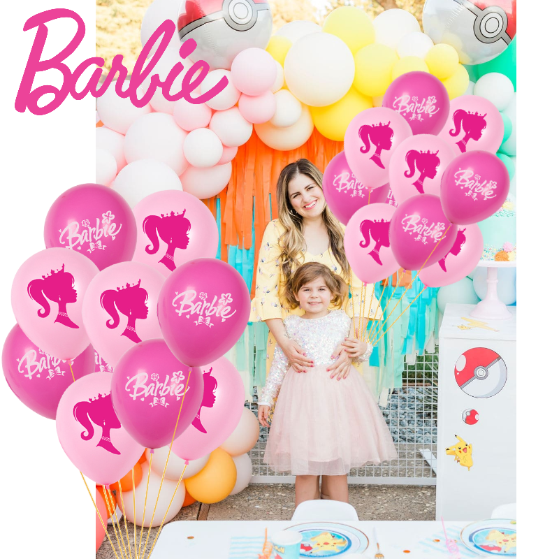 Round Shaped Barbie Balloons For Birthday Party Decoration eBay