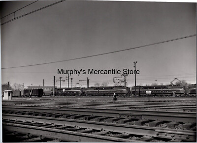 Pennsylvania Railroad GG1 Locomotive Fleet of 6 Railroad Photograph 8x10in