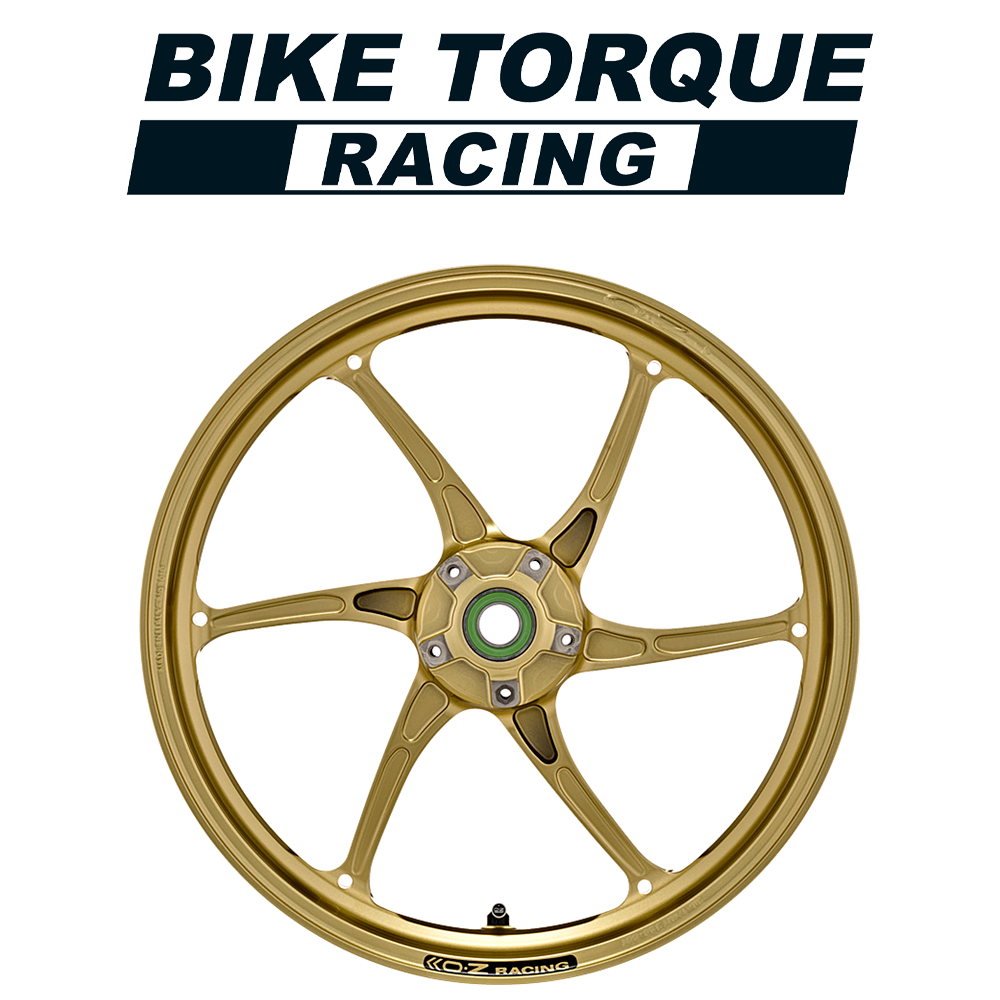 OZ Cattiva Gold Magnesium Road / Race Wheels to fit Kawasaki ZX10R