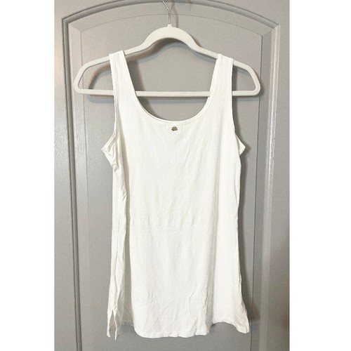 EEUC Zen Knits Size S White Tank Oversized Super Soft Basic Layering - Picture 2 of 10