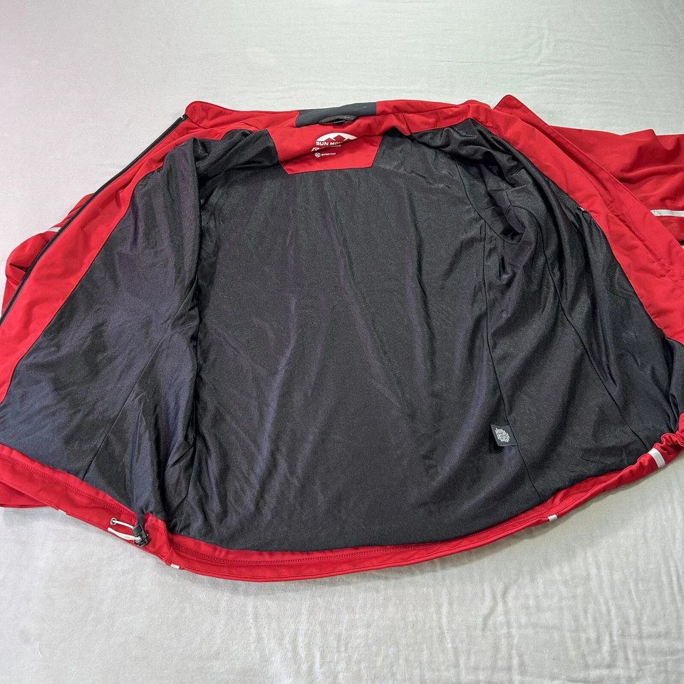 Sun Mountain Jacket Womens XL Red Rainflex Waterproof Golf Windbreaker Lined - Image 3 of 4