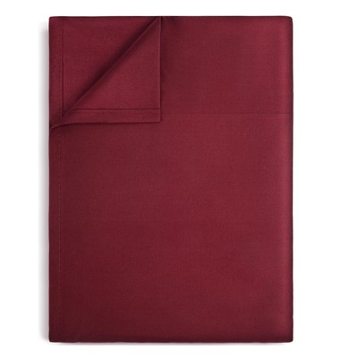 Flat Sheet Twin Size Extra Soft Brushed Microfiber Flat Sheet Machine Washabl...