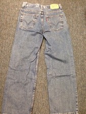 Boys Size 14 Regular Levis Jeans 27 X 27 550 Relaxed Fit