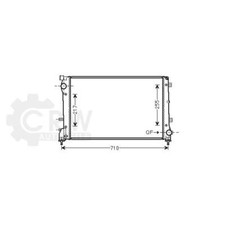 Alette raffreddamento acqua AVA QUALITY COOLING saldate per Fiat 500/595/695 312_