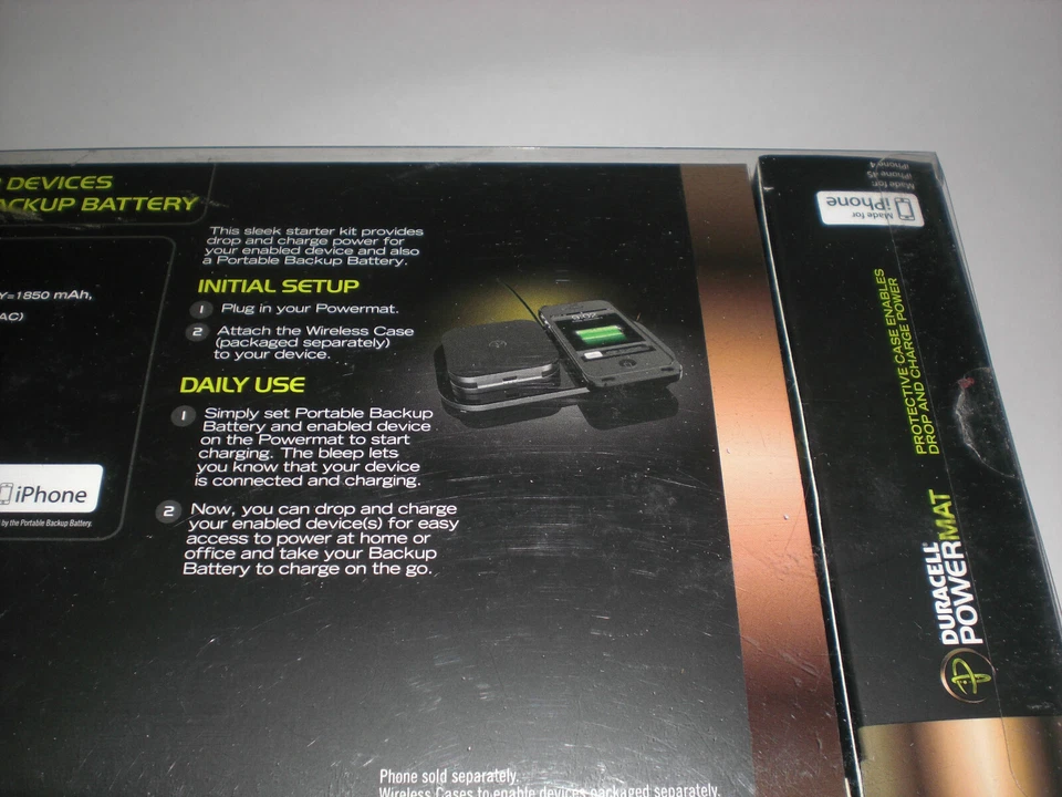 Sistema de alimentación Duracell Powermat 24 horas para iPhone 4 o 4S (uso con 2 dispositivos) Foto 3 de 4