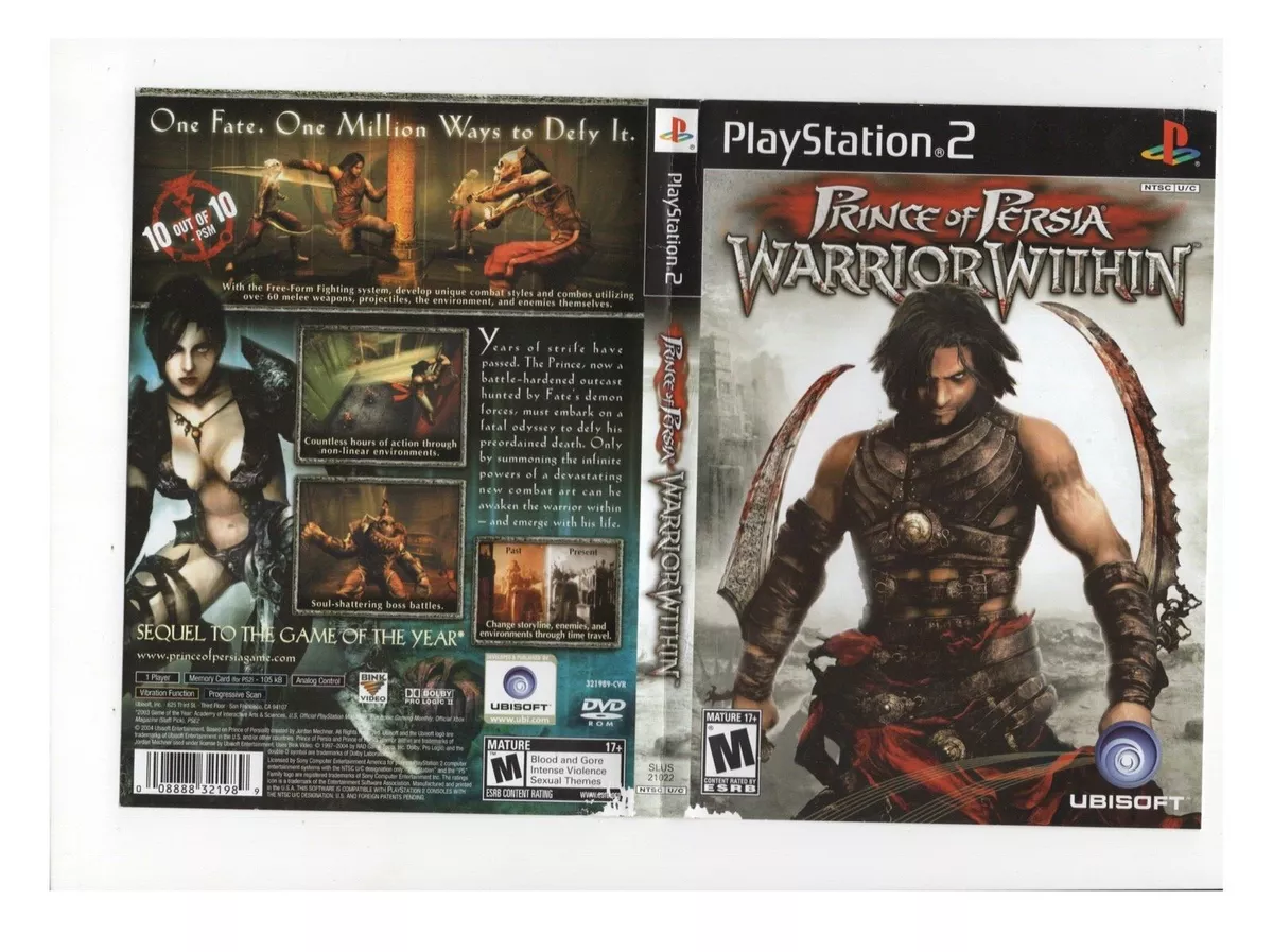 Prince of Persia Warrior Within PT-BR DVD ISO PS2