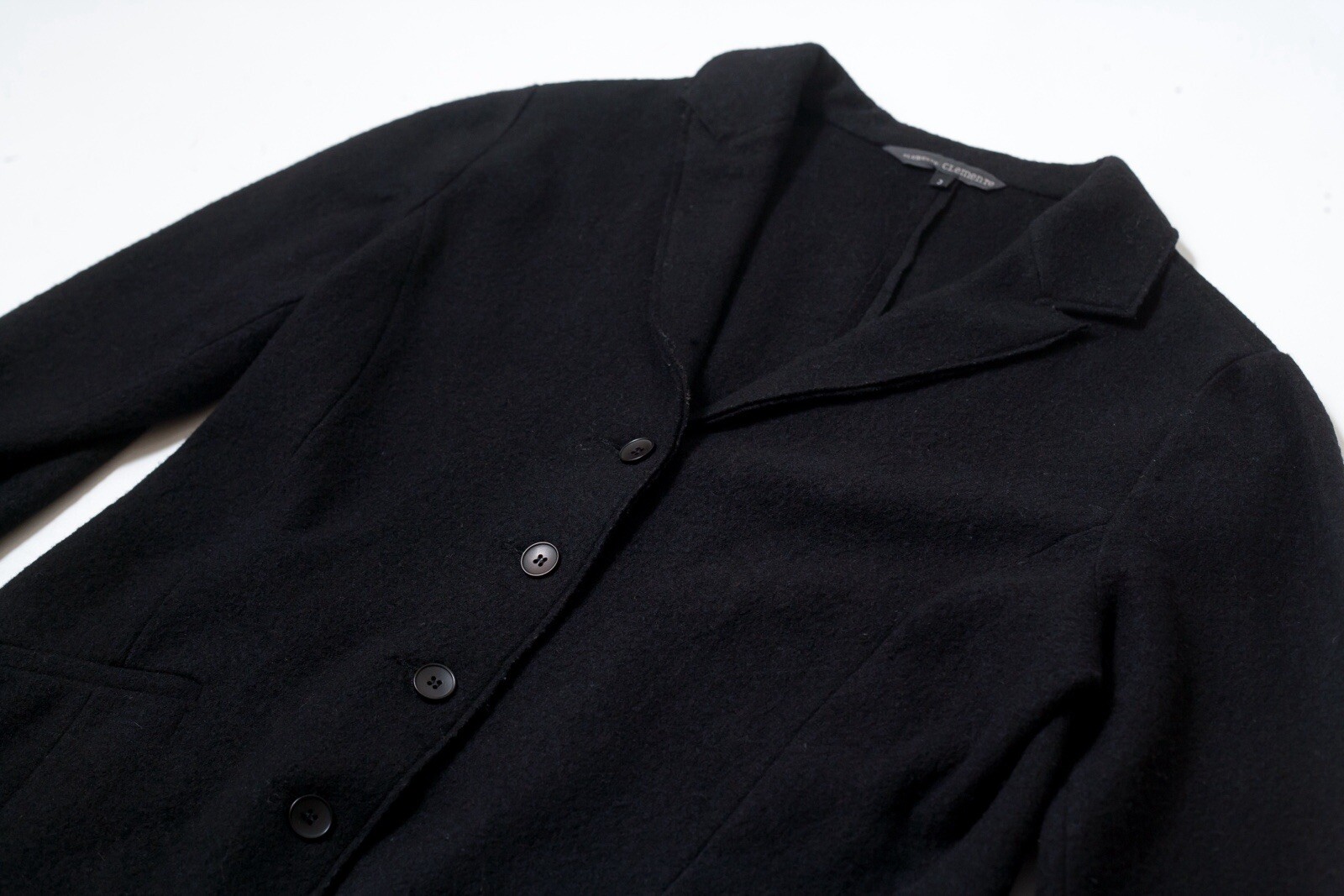 Elemente Clemente Wool Button Jacket Coat Size 3 - image 5