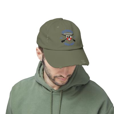 SCITUATE CREW TEAM Scituate reservoir  R.I. Unisex Distressed Cap