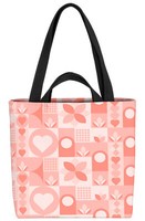 Herzen Muster Liebe Muttertag Tasche Geburtstag Geschenk Muttert Mama Valentins