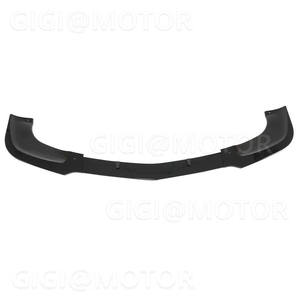 Kit de labios de parachoques delantero negro brillante para Mercedes Benz Clase E W207 C207 AMG 2009-12 Foto 3 de 4